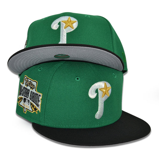 Philadelphia Phillies "FLY PHILLY FLY" Exclusive New Era 59Fifty Fitted Hat - Kelly/Black