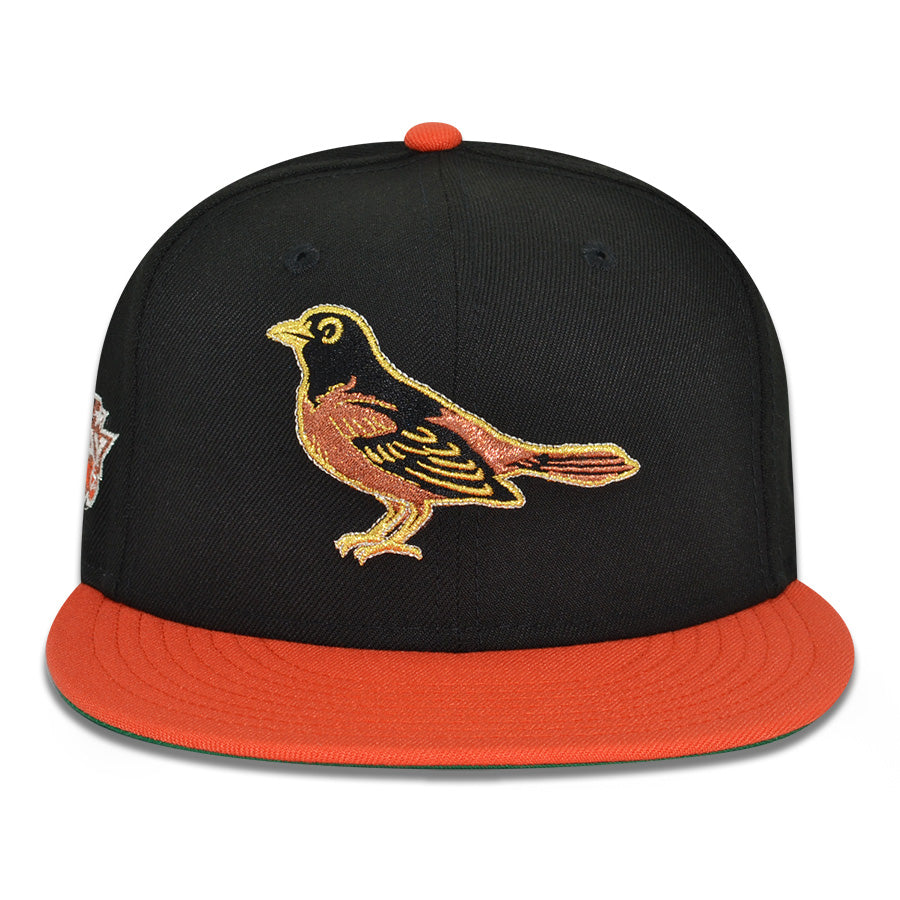 Baltimore Orioles "COPPER TAIL" Exclusive New Era 59Fifty Fitted Hat - Black/Orange
