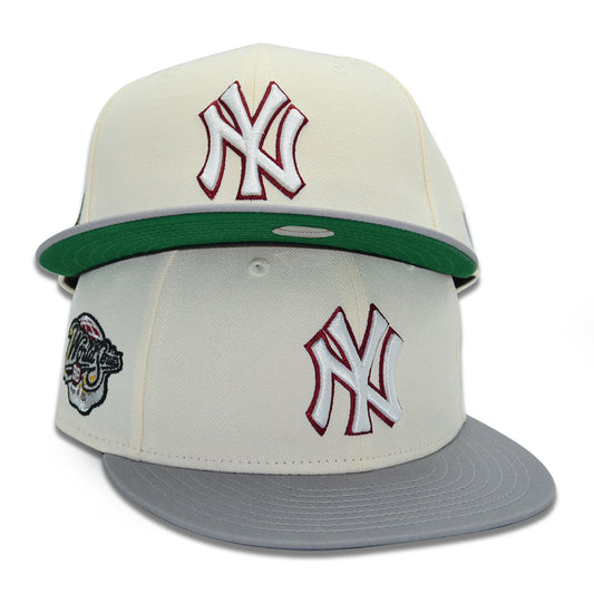 New York Yankees "BELLY" Exclusive New Era 59Fifty Fitted Hat - Chrome/Gray