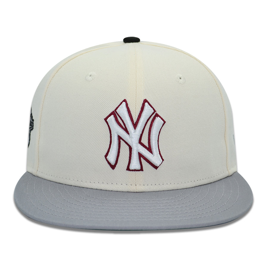 New York Yankees "BELLY" Exclusive New Era 59Fifty Fitted Hat - Chrome/Gray