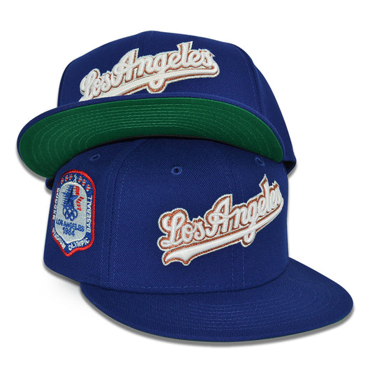 Los Angeles Dodgers "VICTORY SCRIPT" Exclusive New Era 59Fifty Fitted Hat - Dark Royal