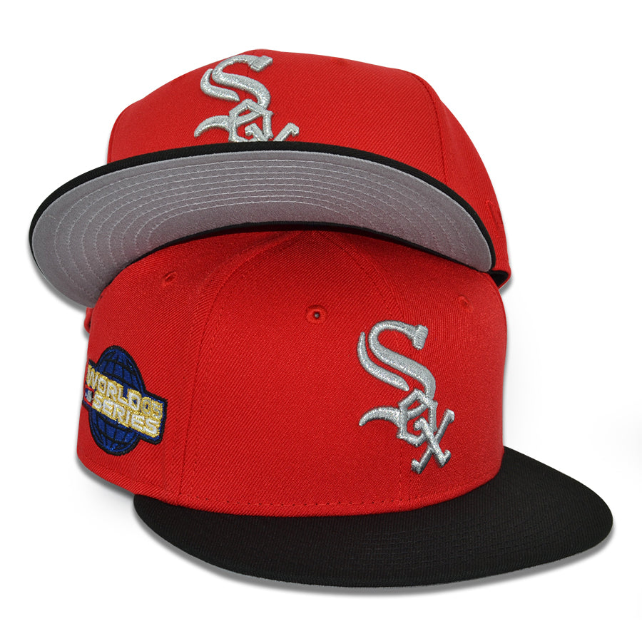 Chicago White Sox "JUST CUZ YA WAITED" Exclusive New Era 59Fifty Fitted Hat - FDR/Black