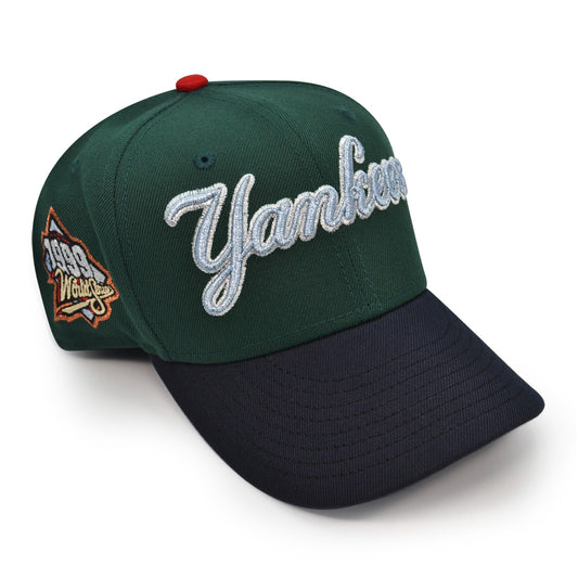 🚨PRE-ORDER ONLY🚨SHIPPING MID TO LATE AUGUST 2024: New York Yankees "LIVE ABOUT NOTHING" Exclusive New Era 59Fifty Fitted Hat - Dark Green/Navy