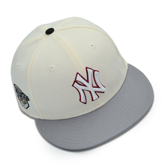 New York Yankees "BELLY" Exclusive New Era 59Fifty Fitted Hat - Chrome/Gray