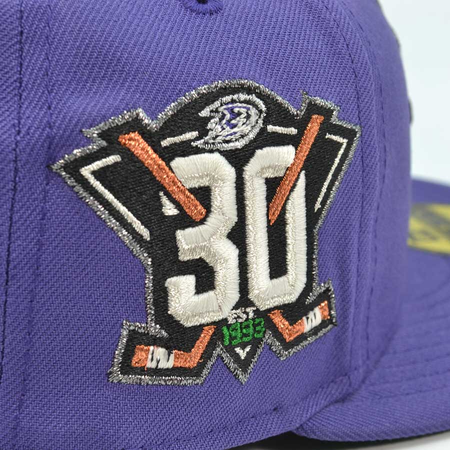 Anaheim Ducks "BOMBAY" Exclusive New Era 59Fifty Fitted Hat - Orchid