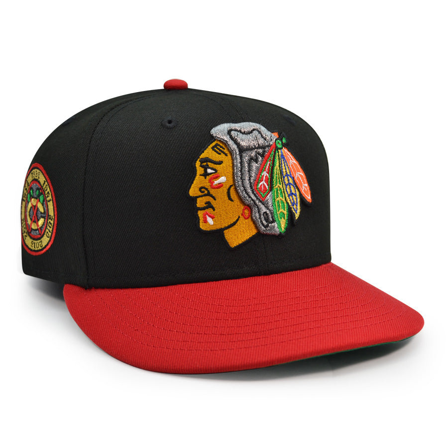Chicago Blackhawks "THE 86TH" Exclusive New Era 59Fifty Fitted Hat - Black/Scarlet