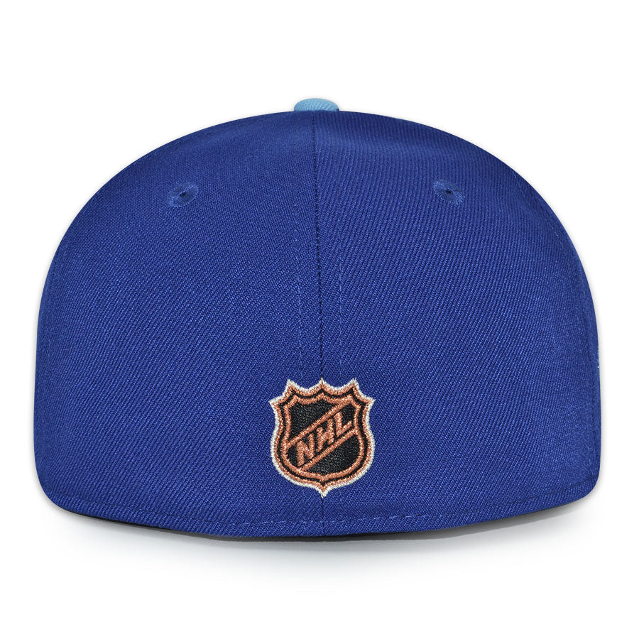 Pittsburgh Penguins "EMPEROR" Exclusive New Era 59Fifty Fitted Hat - Dark Royal/Black