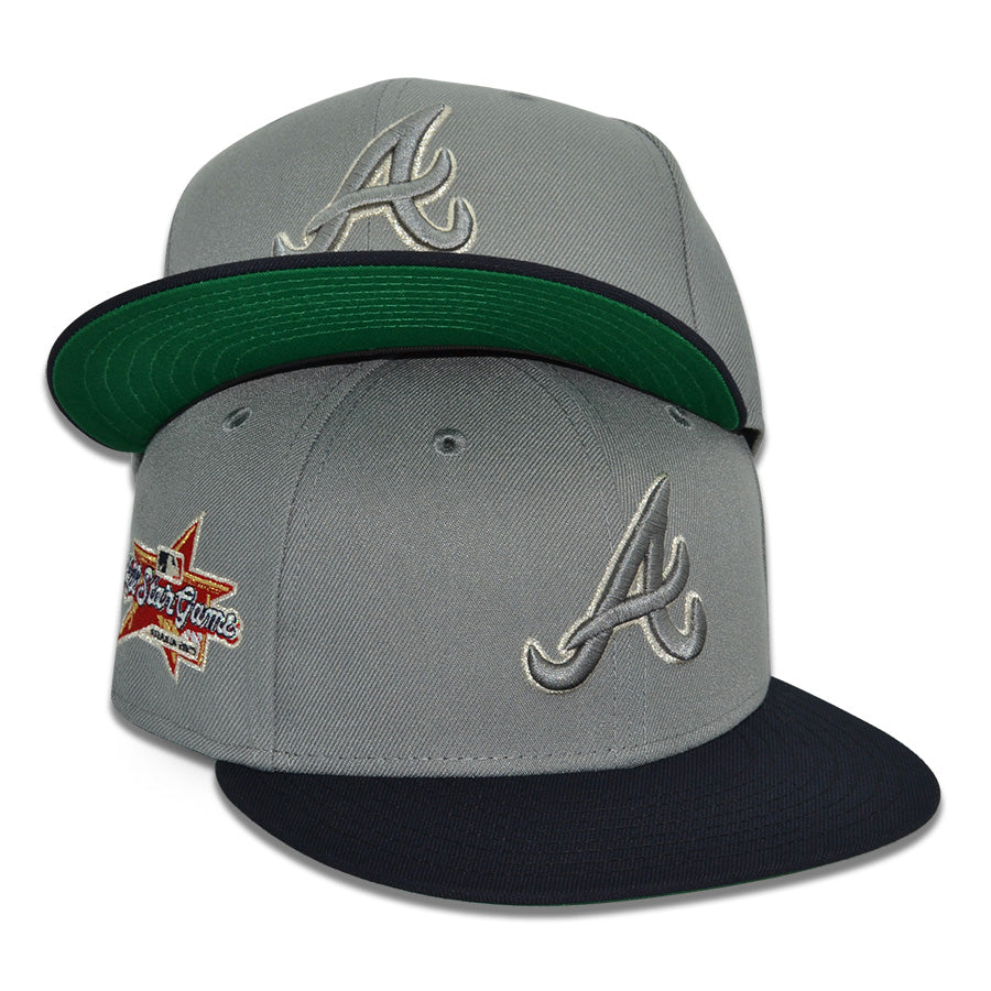Atlanta Braves "BIG BATTY" Exclusive New Era 59Fifty Fitted Hat - Misty Morning/Black