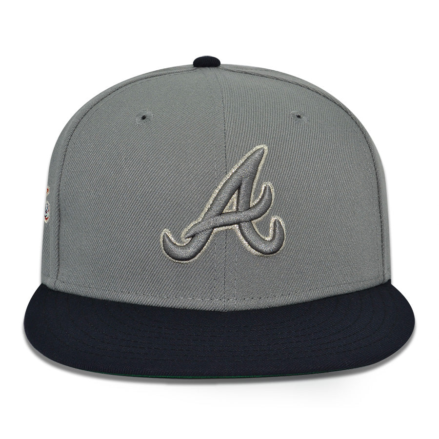 Atlanta Braves "BIG BATTY" Exclusive New Era 59Fifty Fitted Hat - Misty Morning/Black