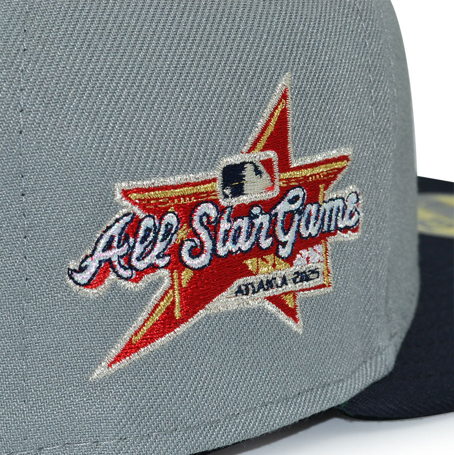 Atlanta Braves "BIG BATTY" Exclusive New Era 59Fifty Fitted Hat - Misty Morning/Black
