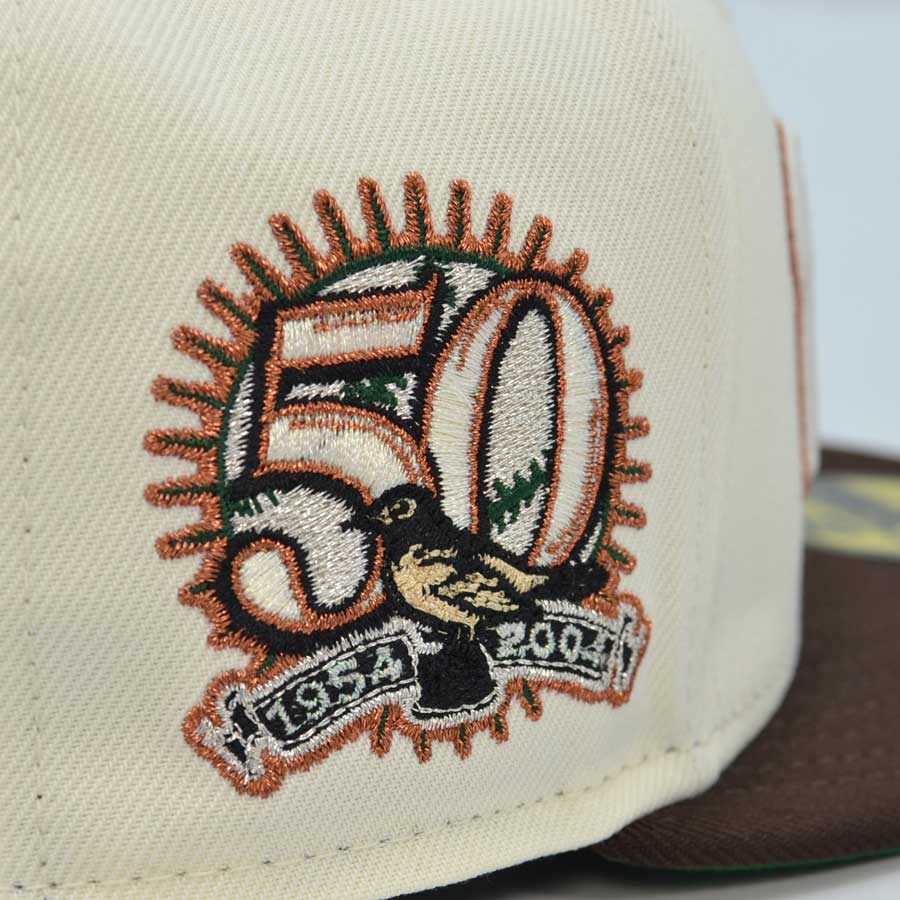 Baltimore Orioles "50 GRAMS 2.0" Exclusive New Era 59Fifty Fitted Hat - Chrome/Burntwood
