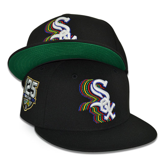 Chicago White Sox "SCOREBOARD" Exclusive New Era 59Fifty Fitted Hat - Black