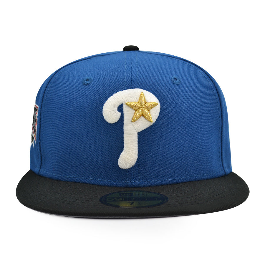 Philadelphia Phillies 1996 ALL-STAR GAME Exclusive New Era 59Fifty Fitted Hat - Seashore Blue/Black