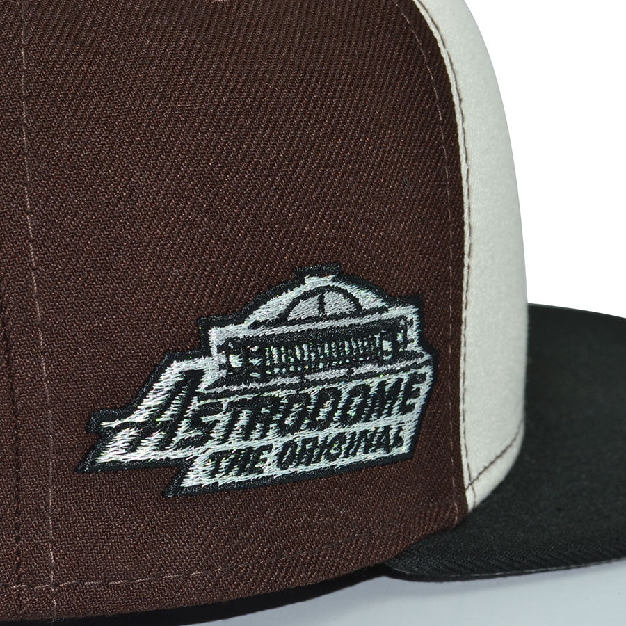 Houston Astros "COZY CATTLE"" Exclusive New Era 59Fifty Fitted Hat - Chrome/Black/Walnut