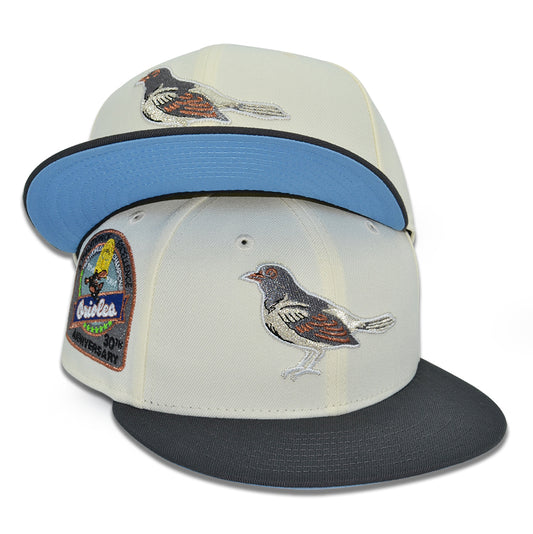 Baltimore Orioles "KEYlO's" Exclusive New Era 59Fifty Fitted Hat - Chrome/Dark Graphite