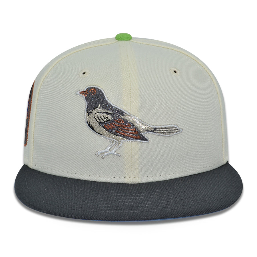 Baltimore Orioles "KEYlO's" Exclusive New Era 59Fifty Fitted Hat - Chrome/Dark Graphite
