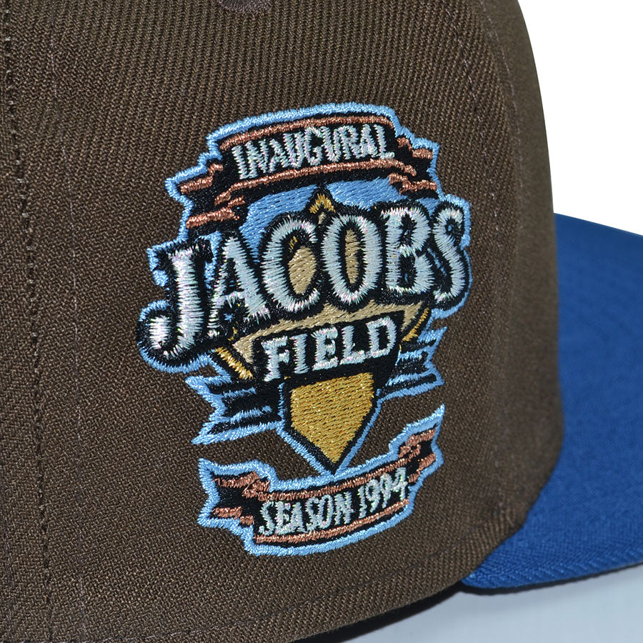 Cleveland Indians "INFINITY CASTLE" Exclusive New Era 59Fifty Fitted Hat - Walnut/Calming Blue