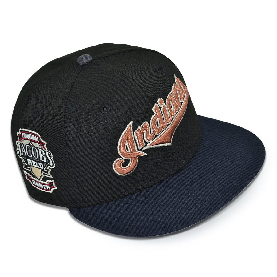Cleveland Indians "DAY 'n" NIGHT" Exclusive New Era 59Fifty Fitted Hat -Black/Navy