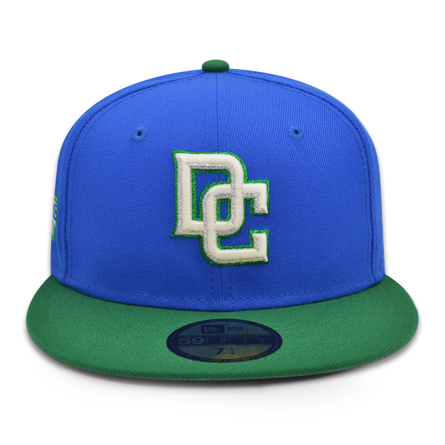Washington Nationals DC "VOLUME 47, 2nd EDITION" Exclusive New Era 59Fifty Fitted Hat - Blue Bead/Kelly