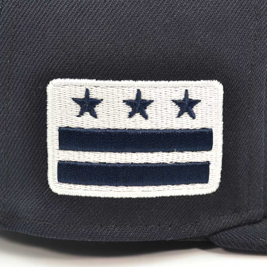 Washington Nationals CITY FLAG Exclusive New Era 59Fifty Fitted Hat - Navy