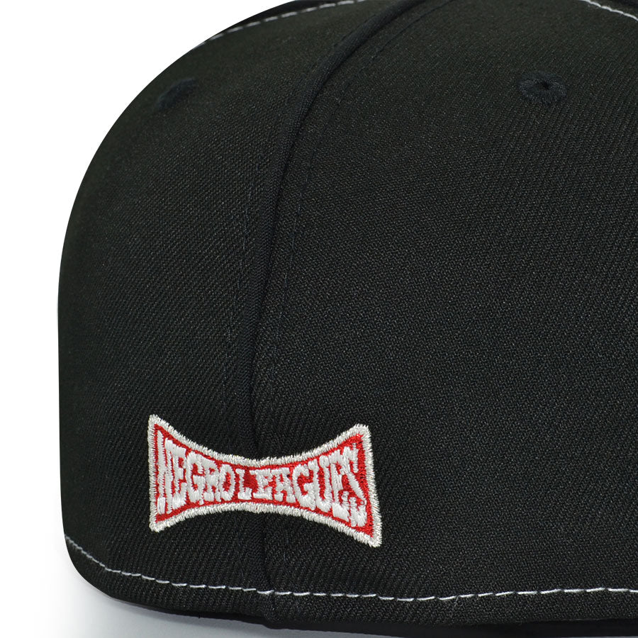 Homestead Grays "Cool Papa" Exclusive New Era 59Fifty Fitted Hat -Chrome/Black/Gray