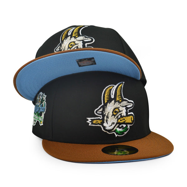 Hartford Yard Goats 2021 ALL-STAR BASH Exclusive New Era 59Fifty Fitted Hat - Black/Peanut