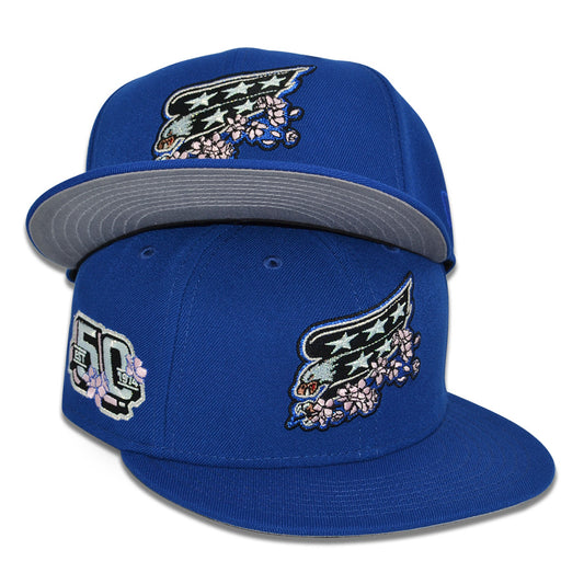 Washington Capitals "NEW BLOSSOM" Exclusive New Era 59Fifty Fitted Hat - Light Royal