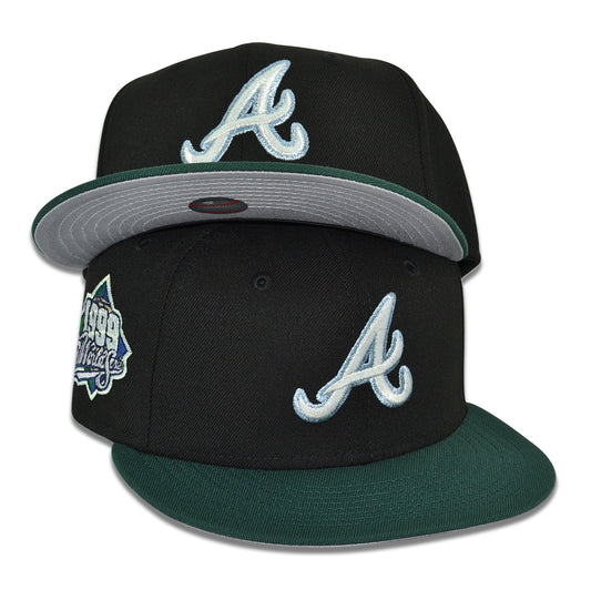 Atlanta Braves "ANTMAN" Exclusive New Era 59Fifty Fitted Hat - Black/Dark Green