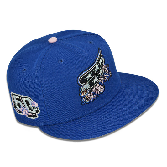 Washington Capitals "NEW BLOSSOM" Exclusive New Era 59Fifty Fitted Hat - Light Royal