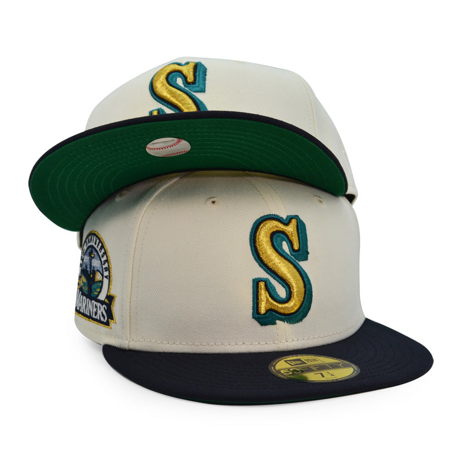 Seattle Mariners 30th Anniversary Exclusive New Era 59Fifty Fitted Hat - Chrome/Navy