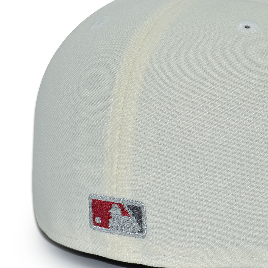 Chicago Cubs "WHITE CEMENT" Exclusive New Era 59Fifty Fitted Hat - Chrome/Black