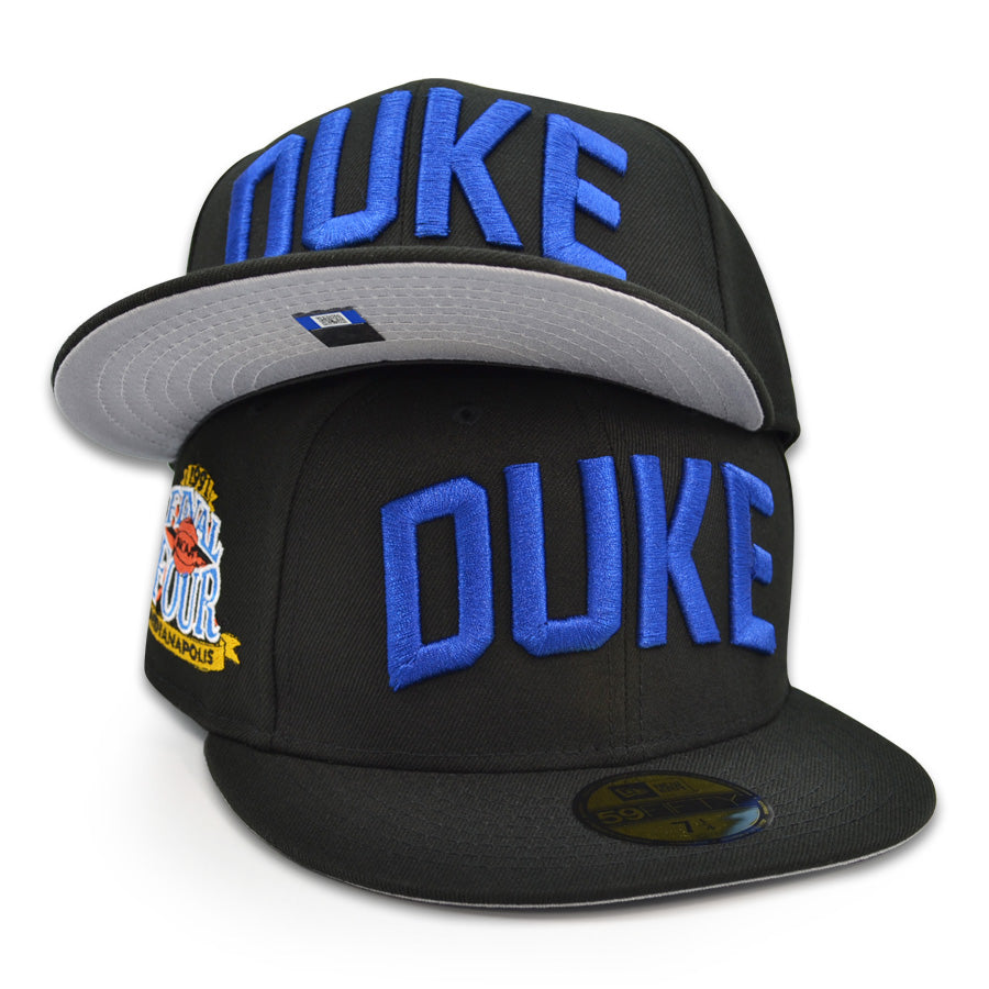 Duke Graduation Cap Duke Blue Devils 1991 FINAL FOUR Exclusive New Era 59Fifty Fitted NCAA ...