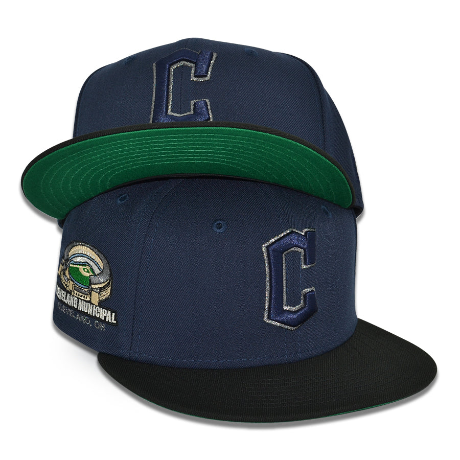 Cleveland Guardians "216" Exclusive New Era 59Fifty Fitted Hat - Nightshift Navy/Black