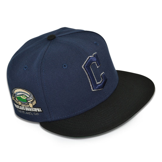 Cleveland Guardians "216" Exclusive New Era 59Fifty Fitted Hat - Nightshift Navy/Black