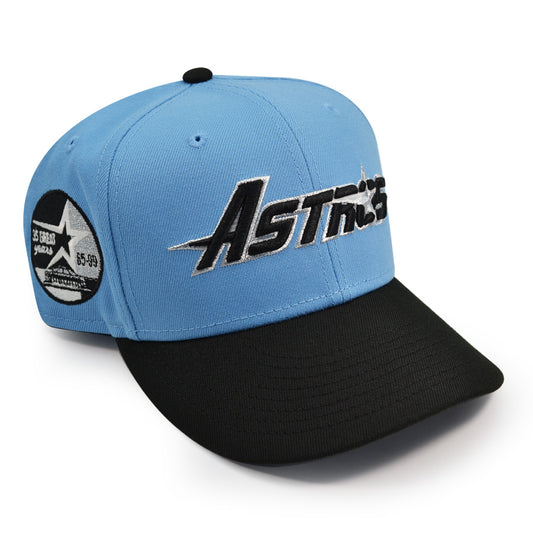 Houston Astros 35 Great Years Exclusive New Era 59Fifty Fitted Hat - Sky/Black