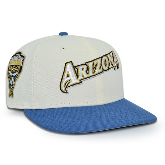 Arizona Diamondbacks "ARIZONA DREAM" Exclusive New Era 59Fifty Fitted Hat - Chrome/Indigo