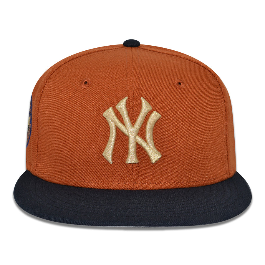 New York Yankees "BAD BOYZ" Exclusive New Era 59Fifty Fitted Hat - Rust/Navy