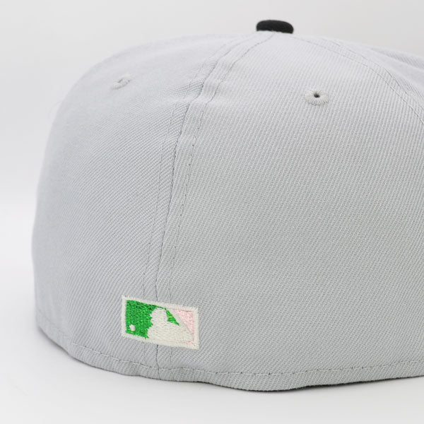 Houston Astros 45 Years Exclusive New Era 59Fifty Fitted Hat  - Gray/Metallic Green/Pink UV