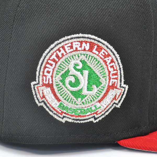 Birmingham Barons Southern League Exclusive New Era 59Fifty Fitted Hat -Black/Red