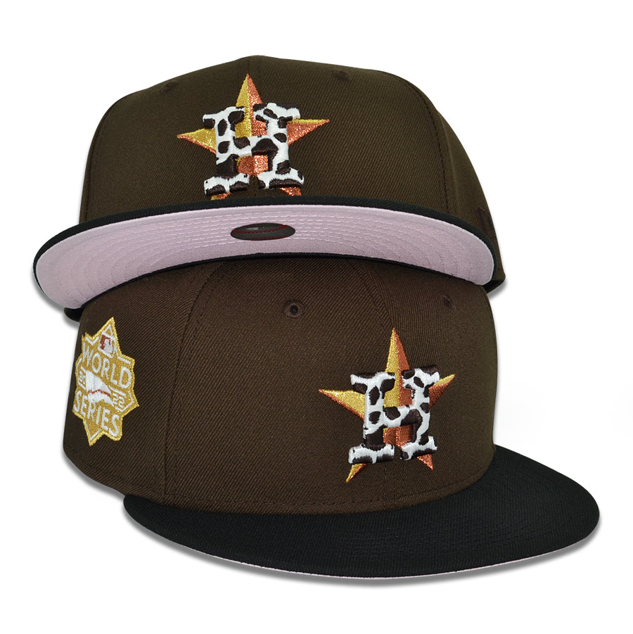 Houston Astros "HOLD FAST PINKY" Exclusive New Era 59Fifty Fitted Hat - Walnut/Black