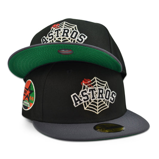 Houston Astros "SPIDER STROS" Exclusive New Era 59Fifty Fitted Hat - Black/Graphite