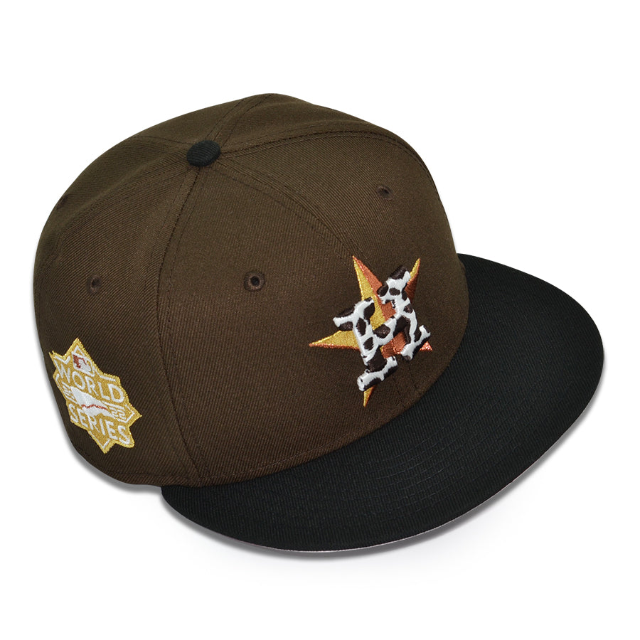 Houston Astros "HOLD FAST PINKY" Exclusive New Era 59Fifty Fitted Hat - Walnut/Black