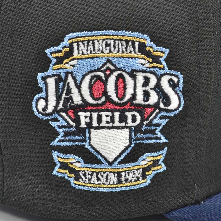 Cleveland Indians Jacobs Field 1994 Inaugural Season Exclusive New Era 59Fifty Fitted Hat - Black/Navy