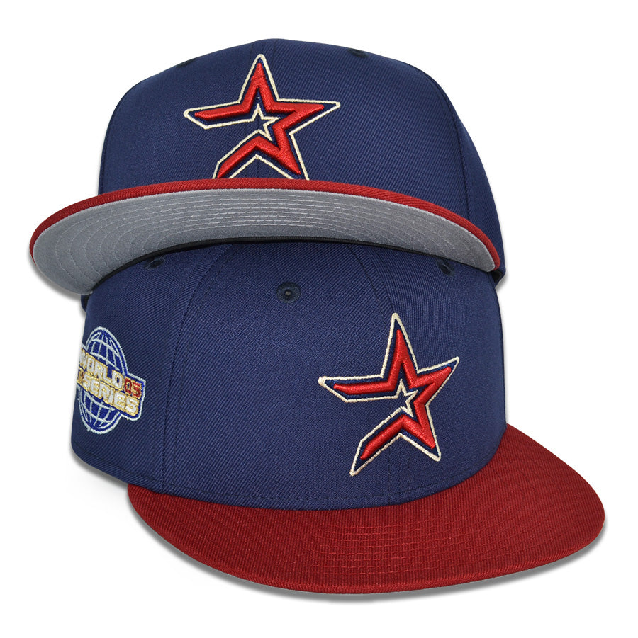 Houston Astros "THE LONE STAR" Exclusive New Era 59Fifty Fitted Hat - Light Navy/H Red