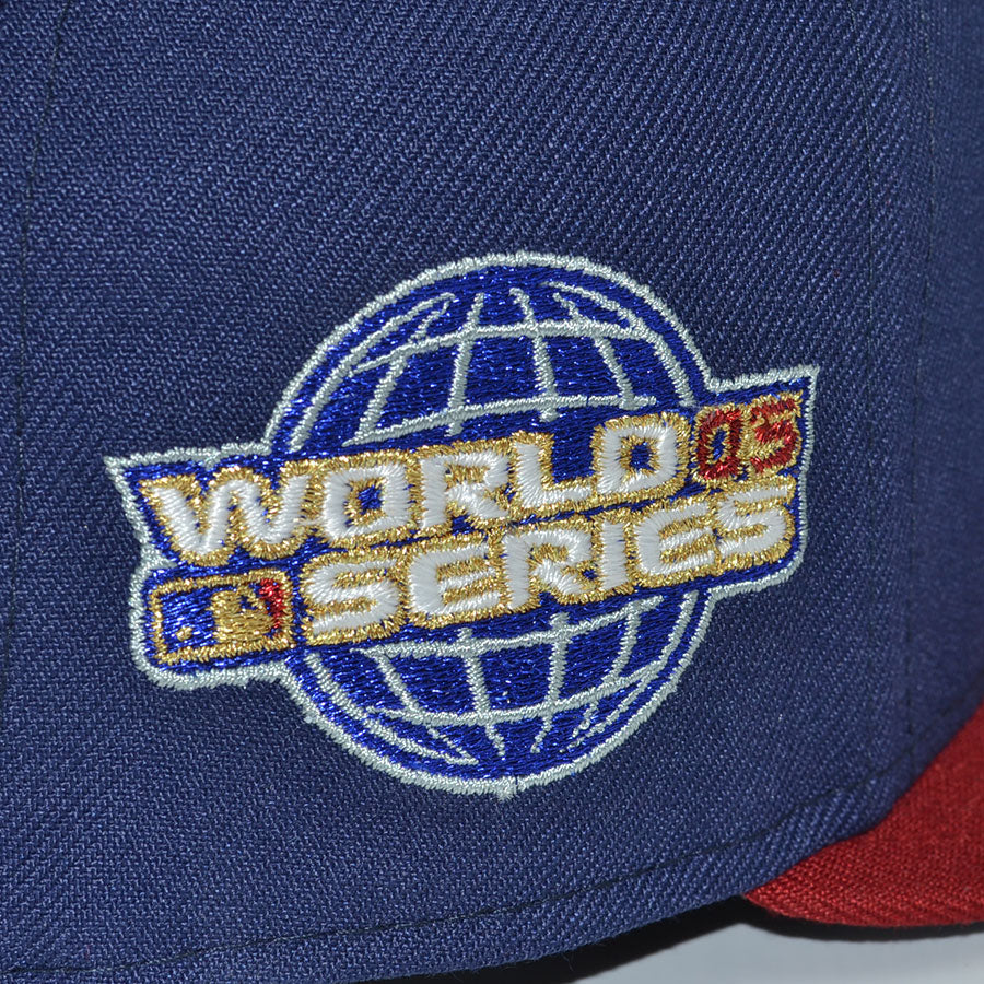 Houston Astros "THE LONE STAR" Exclusive New Era 59Fifty Fitted Hat - Light Navy/H Red