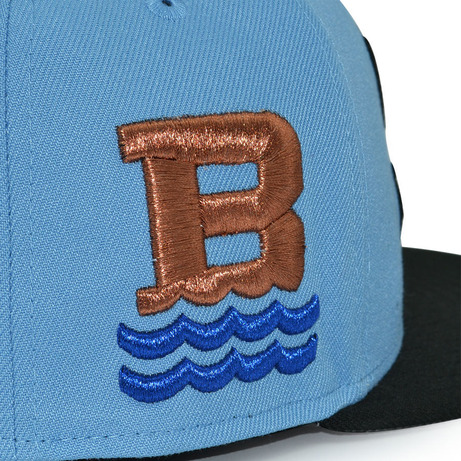 Chesapeake Baysox "BLUE CRAB" Exclusive New Era 59Fifty Fitted Hat - Sky/Black