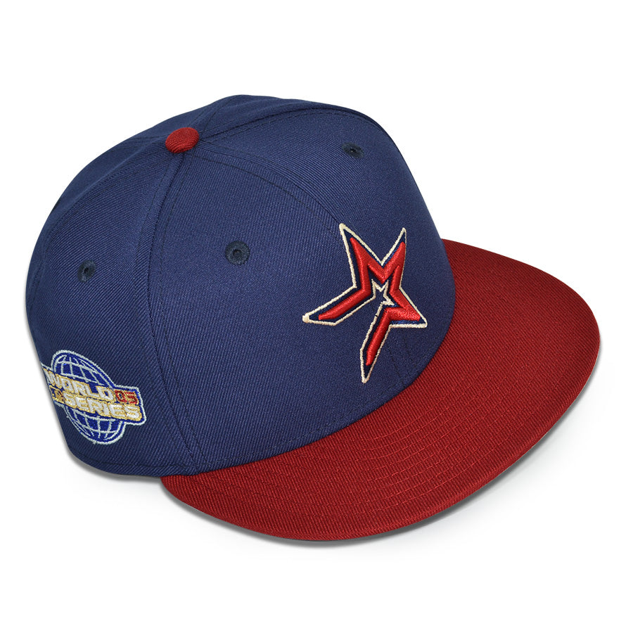 Houston Astros "THE LONE STAR" Exclusive New Era 59Fifty Fitted Hat - Light Navy/H Red