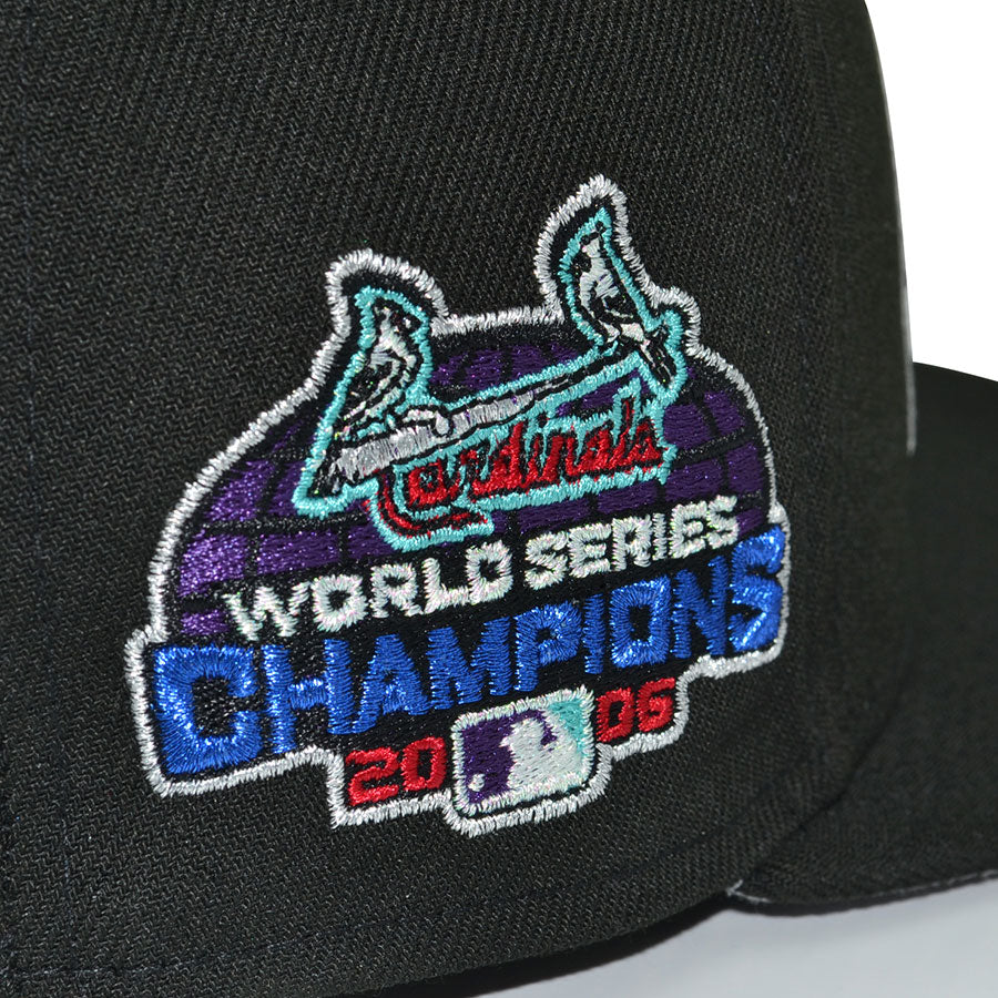 St.Louis Cardinals "BIRDS OF A FEATHER" Exclusive New Era 59Fifty Fitted Hat - Black