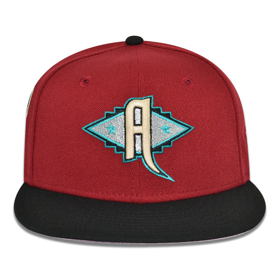 Arizona Diamondbacks "ANSWERBACKS" Exclusive New Era 59Fifty Fitted Hat - Brick/Black/Pinky UV