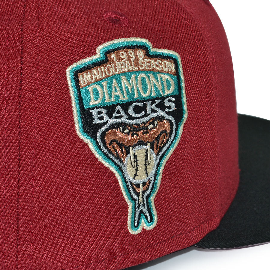 Arizona Diamondbacks "ANSWERBACKS" Exclusive New Era 59Fifty Fitted Hat - Brick/Black/Pinky UV